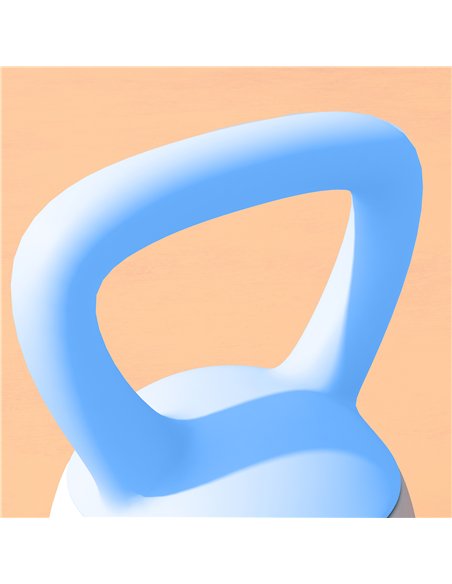 SPORTNOW 4KG Soft Kettlebell, Kettlebell with Non-Slip Handle for Home Gym, Weight Lifting, Strength Training, Light Blue/Grey - pic 174308 | FastDaddyshop