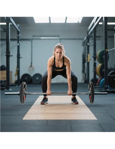 SPORTNOW Olympic Weight Plates, 2"/5cm Weight Disc Pair with Tri-Grips, 2 x 10kg Dumbbell Plates for Weightlifting and Strength 