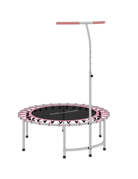 SPORTNOW 40" Fitness Trampoline, Mini Rebounder Trampoline for Adults with 5-Level Adjustable Handle, Indoor Exercise Bungee Reb - pic 174426 | FastDaddyshop
