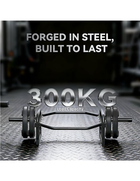 SPORTNOW Olympic Trap Bar, 2" Hex Barbell Bar with 300kg Capacity for Deadlifts, Shrugs, Squats and Farmer Walks - pic 174447 | FastDaddyshop