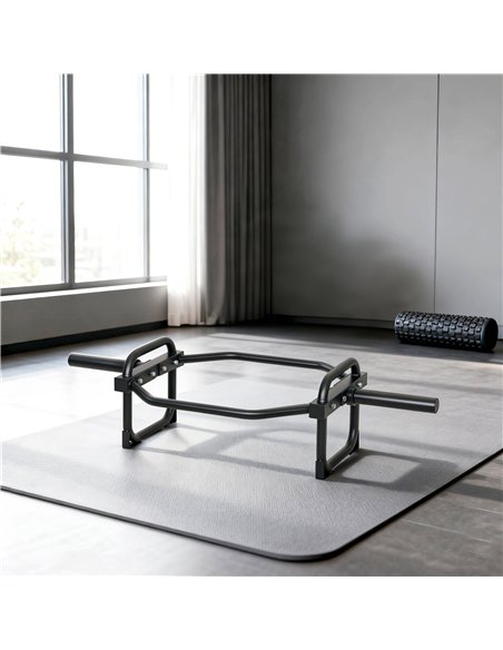 SPORTNOW Olympic Trap Bar, 2" Hex Barbell Bar with 300kg Capacity for Deadlifts, Shrugs, Squats and Farmer Walks - pic 174452 | FastDaddyshop