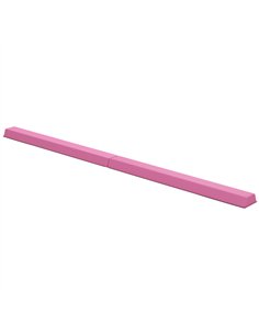 SPORTNOW 7.7ft Folding Gymnastics Beam, Floor Balance Beam for Kids with Anti-Slip Base, Gymnastics Equipment for Home, Pink