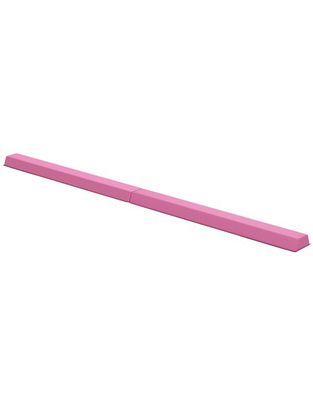 SPORTNOW 7.7ft Folding Gymnastics Beam, Floor Balance Beam for Kids with Anti-Slip Base, Gymnastics Equipment for Home, Pink - pic 174498 | FastDaddyshop
