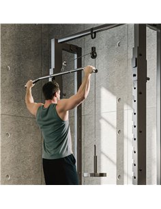 SPORTNOW Weight Pulley System, Cable Pulley System for Home Gym, Cable Machine LAT Pull Down Attachment for Biceps Curl, Tricep, 2