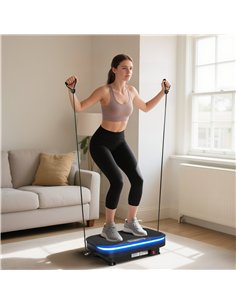 SPORTNOW Vibration Plate Exercise Machine with Cool Lights, 99 Speed Levels 2