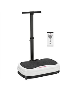 SPORTNOW Vibration Plate, with Adjustable/Removable Handle, Preset Modes, 50 Speeds