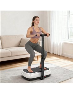 SPORTNOW Vibration Plate, with Adjustable/Removable Handle, Preset Modes, 50 Speeds 2