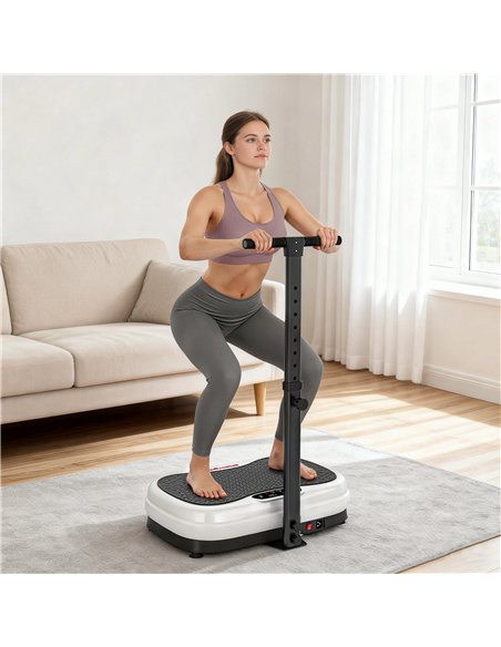 SPORTNOW Vibration Plate, with Adjustable/Removable Handle, Preset Modes, 50 Speeds - pic 174535 | FastDaddyshop