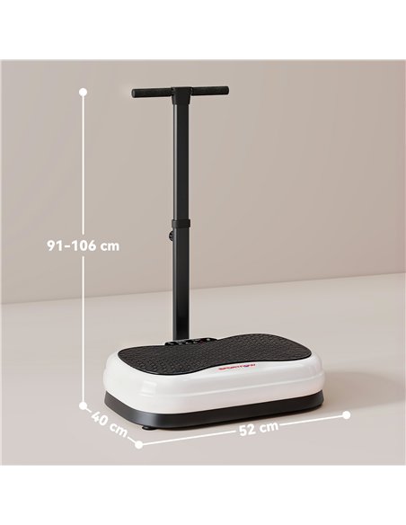 SPORTNOW Vibration Plate, with Adjustable/Removable Handle, Preset Modes, 50 Speeds - pic 174536 | FastDaddyshop
