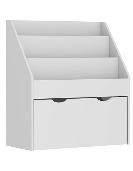 AIYAPLAY Bookcase for Kids with Shelves, Drawer, Bookcase for Bedroom, Playroom, Grey - pic 174849 | FastDaddyshop
