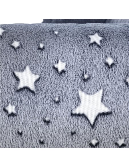 AIYAPLAY Kids Armchair, Glow in the Dark Chair with Star Design for Bedroom, Playroom, Kids Room, Grey - pic 174947 | FastDaddyshop