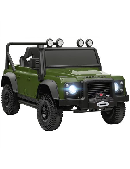 AIYAPLAY Kids Ride On Car with Remote Control, Music, Horn, 4 Spring Suspension Wheels, LED Lights for 3-5 Years Old, Green - pic 175110 | FastDaddyshop