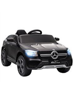 AIYAPLAY Mercedes-Benz GLC Licensed Kids Ride on Car with Remote Control, Soft Start, MP3, LED Headlights, Black