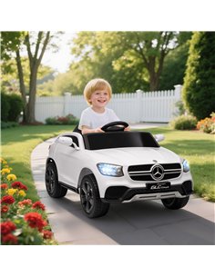 AIYAPLAY Mercedes-Benz GLC Licensed Kids Ride on Car with Remote Control, Soft Start, MP3, LED Headlights, White 2