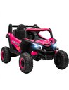 AIYAPLAY 12V Kids Ride On Car with Remote Control, Kids Electric Car with Suspension System, Music, for Kids 3-5 Years, Pink