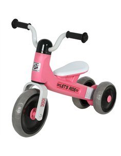 AIYAPLAY Toddler Balance Bike with No Pedal, 3 Silence Wheels for 12-36 Months Boys and Girls, Indoor Outdoor, Pink