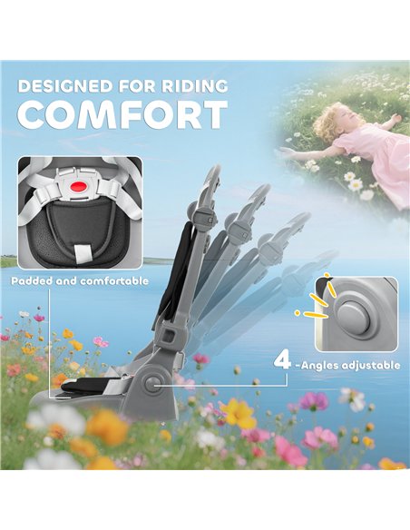 AIYAPLAY 6 in 1 Foldable Kids Trike with Adjustable Parent Handle & Canopy for Ages 1-5, Black - pic 175520 | FastDaddyshop