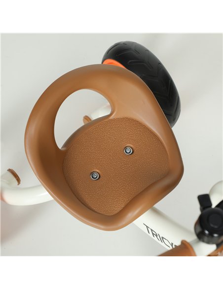 AIYAPLAY Kids Trike, Toddler Tricycle with Front Basket and EVA Wheels for Ages 2-5 Years, Indoor Outdoor for Boys Girls, Orange - pic 175586 | FastDaddyshop