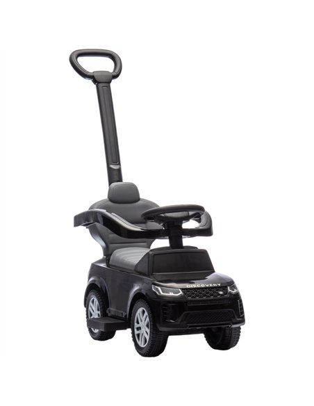 AIYAPLAY Land Rover Discovery Licensed Baby Push Car, 2-in-1 Ride on Car with Push Handle and Safety Guardrail, Black - pic 175695 | FastDaddyshop