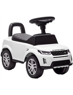 AIYAPLAY Land Rover Licensed Toddler Ride on Car with Horn, Engine Sounds, Under-Seat Storage, for 18-36 Months, White