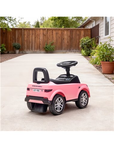 AIYAPLAY Land Rover Licensed Toddler Ride on Car with Horn, Engine Sounds, Under-Seat Storage, for 18-36 Months, Pink