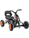 AIYAPLAY Kids Pedal Go Kart with Steel Frame, Sporty Design, for Ages 2-5 Years, Black