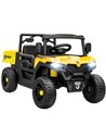 AIYAPLAY Kids Ride on Car, 12V Electric Kids UTV with Electric Dump Bed, 4-Wheel Suspension for 3-8 Years, Yellow