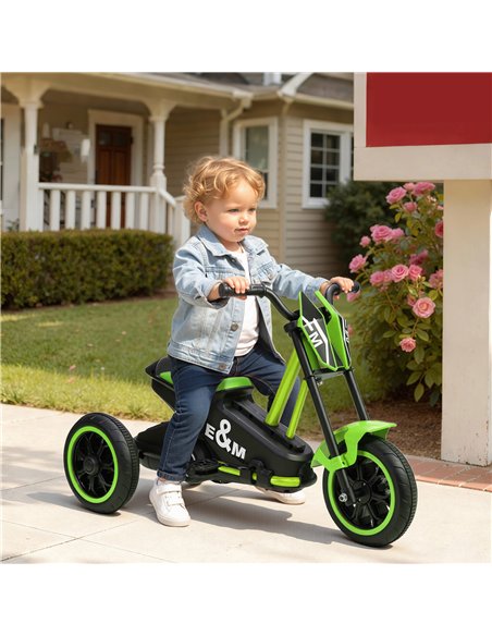 AIYAPLAY Kids Tricycle Baby Trike, Kids Trike with Pedal, 3 Wheel Toddler Balance Bike for Indoor Outdoor Use, Green - pic 175858 | FastDaddyshop