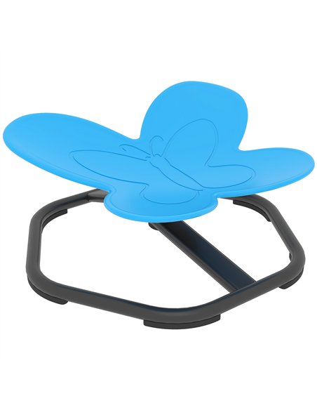 AIYAPLAY Butterfly-Shaped-kids Swivel Chair, Sensory Spinning Chair for Balance, Coordination Training, Blue - pic 175956 | FastDaddyshop