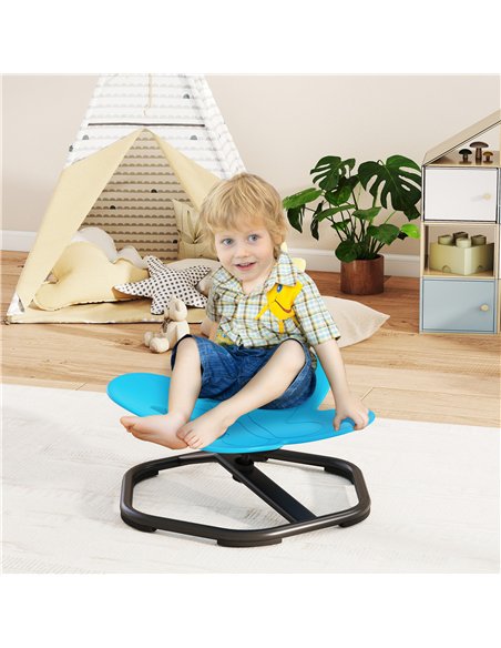 AIYAPLAY Butterfly-Shaped-kids Swivel Chair, Sensory Spinning Chair for Balance, Coordination Training, Blue - pic 175957 | FastDaddyshop