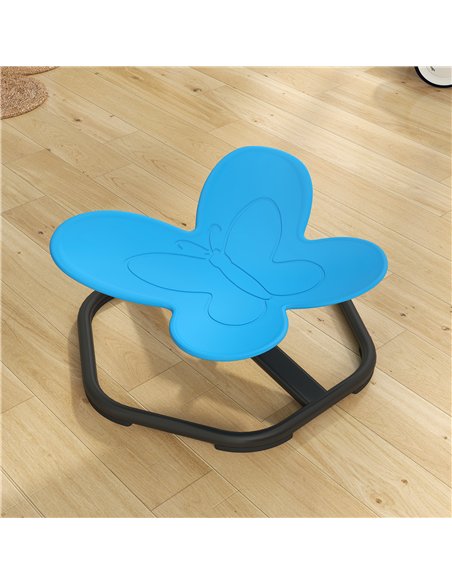 AIYAPLAY Butterfly-Shaped-kids Swivel Chair, Sensory Spinning Chair for Balance, Coordination Training, Blue - pic 175963 | FastDaddyshop