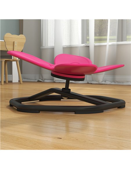 AIYAPLAY Butterfly-Shaped-kids Swivel Chair, Sensory Spinning Chair for Balance, Coordination Training, Pink - pic 175973 | FastDaddyshop