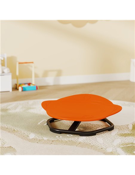 AIYAPLAY Planet-Shaped-kids Swivel Chair, Sensory Spinning Chair for Balance, Coordination Training, Orange - pic 175981 | FastDaddyshop