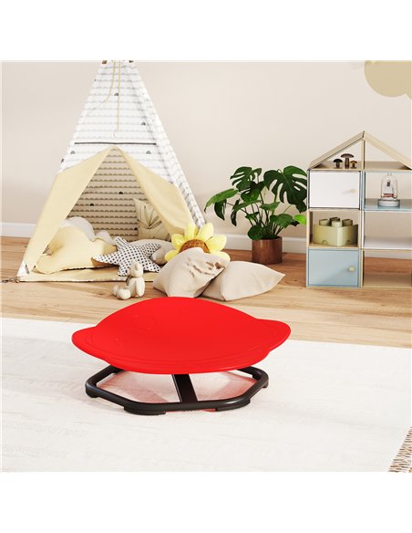 AIYAPLAY Planet-Shaped-kids Swivel Chair, Sensory Spinning Chair for Balance, Coordination Training, Red - pic 176025 | FastDaddyshop