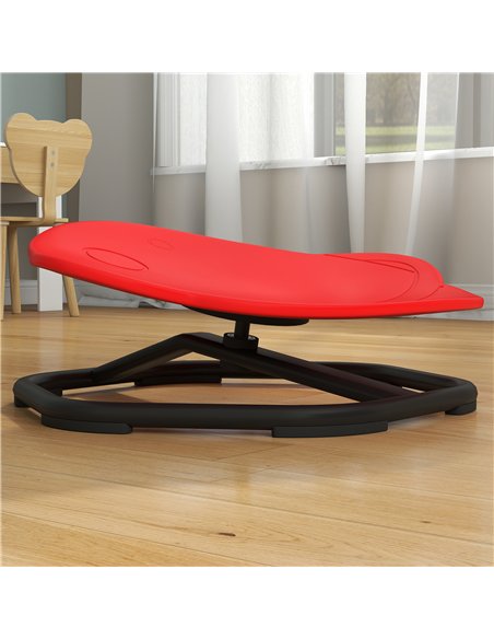 AIYAPLAY Planet-Shaped-kids Swivel Chair, Sensory Spinning Chair for Balance, Coordination Training, Red - pic 176027 | FastDaddyshop