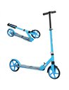 AIYAPLAY Foldable Kids Scooter with Adjustable Handlebar, 200mm Big Wheel, Rear Fender Brake, for Ages 6-12 Years, Blue