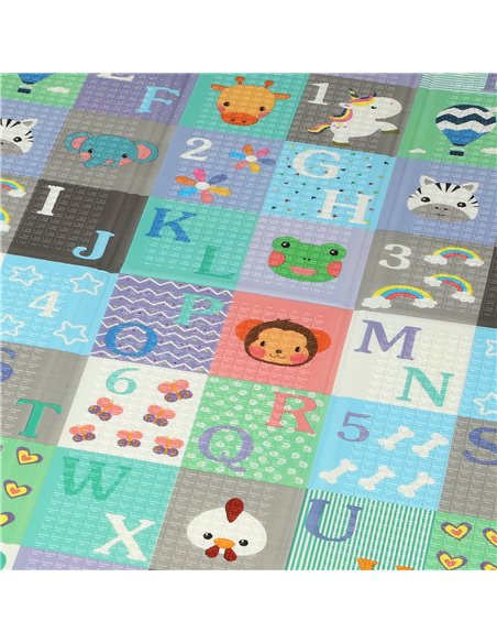 AIYAPLAY Foldable Baby Play Mat Double-Sided, Reversible Foam Soft Crawling Mat for Toddlers, for Bedroom, Nursery and Playroom - pic 176162 | FastDaddyshop