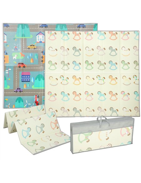 AIYAPLAY Foldable Double-Sided Baby Play Mat, for Toddlers, Bedrooms, Nurseries, Playrooms - pic 176163 | FastDaddyshop
