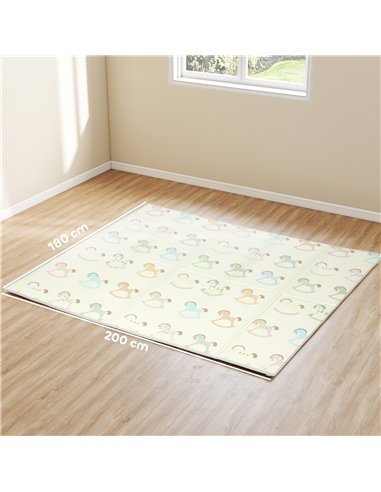 AIYAPLAY Foldable Double-Sided Baby Play Mat, for Toddlers, Bedrooms, Nurseries, Playrooms