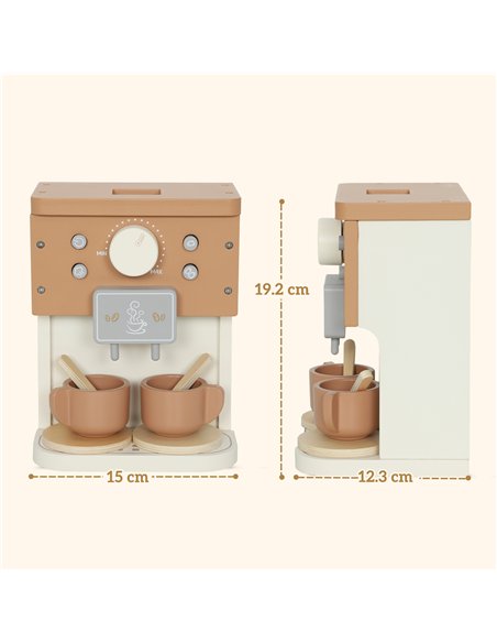 AIYAPLAY Kids Wooden Coffee Machine Toy, Pretend Play Kitchen Accessories Gift for Boys and Girls Ages 3+ - pic 176237 | FastDaddyshop