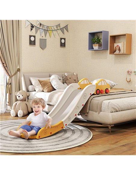 AIYAPLAY Kids Slide for Bed, Sofa, with Extended Length, Easy to assemble and Store, Yellow - pic 176308 | FastDaddyshop
