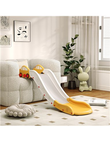 AIYAPLAY Kids Slide for Bed, Sofa, with Extended Length, Easy to assemble and Store, Yellow