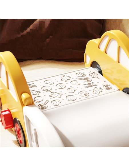 AIYAPLAY Kids Slide for Bed, Sofa, with Extended Length, Easy to assemble and Store, Yellow - pic 176315 | FastDaddyshop
