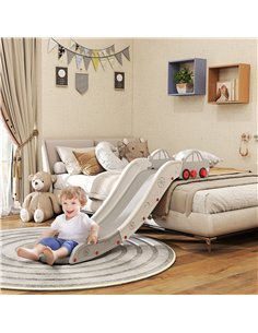 AIYAPLAY Kids Slide for Bed, Sofa, with Extended Length, Easy to assemble and Store, Grey 2
