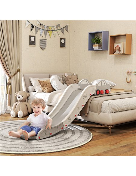 AIYAPLAY Kids Slide for Bed, Sofa, with Extended Length, Easy to assemble and Store, Grey - pic 176326 | FastDaddyshop
