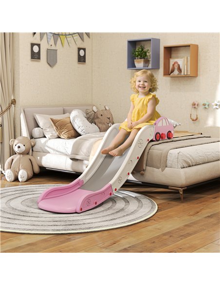 AIYAPLAY Kids Slide for Bed, Sofa, with Extended Length, Easy to assemble and Store, Pink - pic 176335 | FastDaddyshop
