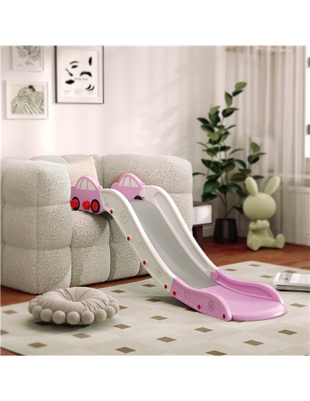 AIYAPLAY Kids Slide for Bed, Sofa, with Extended Length, Easy to assemble and Store, Pink - pic 176341 | FastDaddyshop