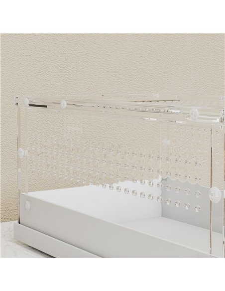 PawHut Acrylic Reptile Terrarium with Top Sliding Door, Vents,  for Snake, Frog, Spider, Gecko, Tarantula, 30 x 20 x 15 cm - pic 176585 | FastDaddyshop