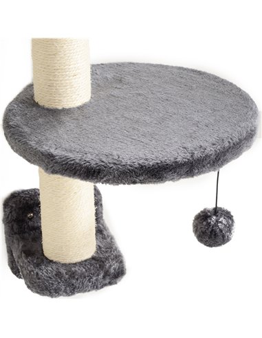 PawHut Four-Piece Cat Wall Furniture, with Hammock, Ladder, Platforms, Steps, for Indoor Use - Dark Grey