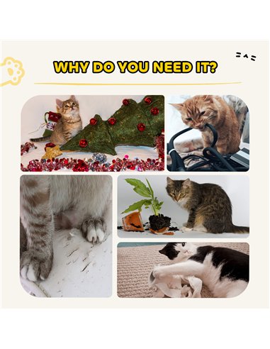 PawHut 63cm Cat Scratching Post, Cat Scratcher with Replaceable Scratching Board, Top Perch, Sisal Scratch Mat, Oak